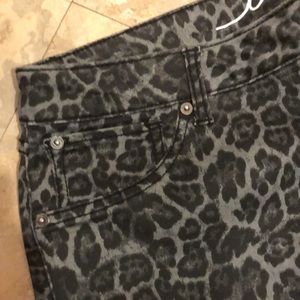 INC. denim curvy fit stretch skinny pants size 12
